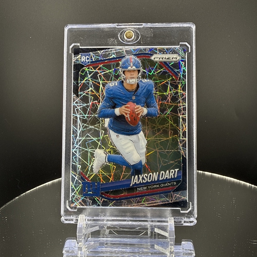 2025 Panini Prizm - Rookies Jaxson Dart #332 Lazer Prizm (RC)